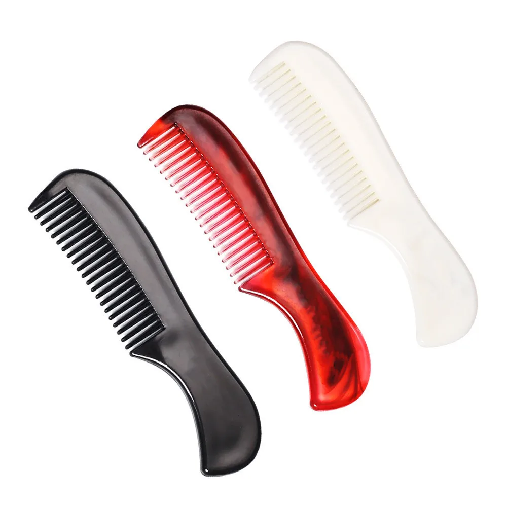 

Private Label fashion design natural plastic make up comb cutting hair brush for hairdressing, Black