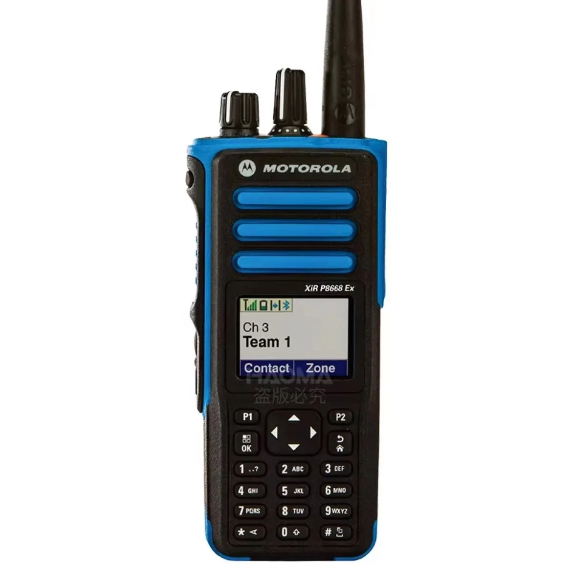 

Professional hydrogen explosion-proof vhf uhf two-way radio p8668ex long range portable walkie talkie