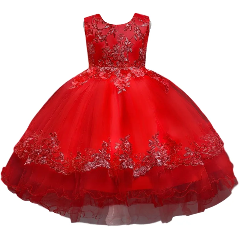 

Girls'summer dress 2020 new Korean version of super fairy net dress little girl summer fashion princess dress trend