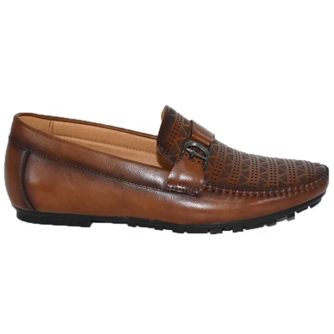 

Limited time discount new fashion quality casual shoes for men leather brown