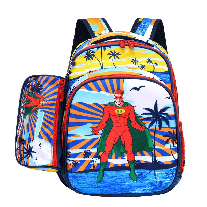 

2022 new cartoon boys schoolbag foreign trade models trendy shoulder bag schoolbags kids