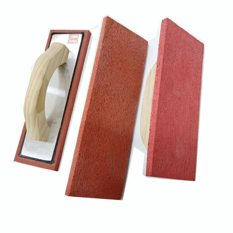 

12 x 4 x 1/2 " Tile grout red rubber float Masonry hand trowel for USA, Red/green /orange /black