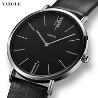 

YAZOLE Z 506 Brand Luxury Men Quartz Watches Leather Strap Waterproof Wristwatches for Man