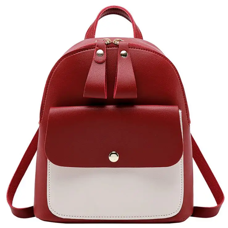 

Small mini custom back pack women wholesale customize logo Pu Cheap backpacks for girls mini kids backpack, Multi