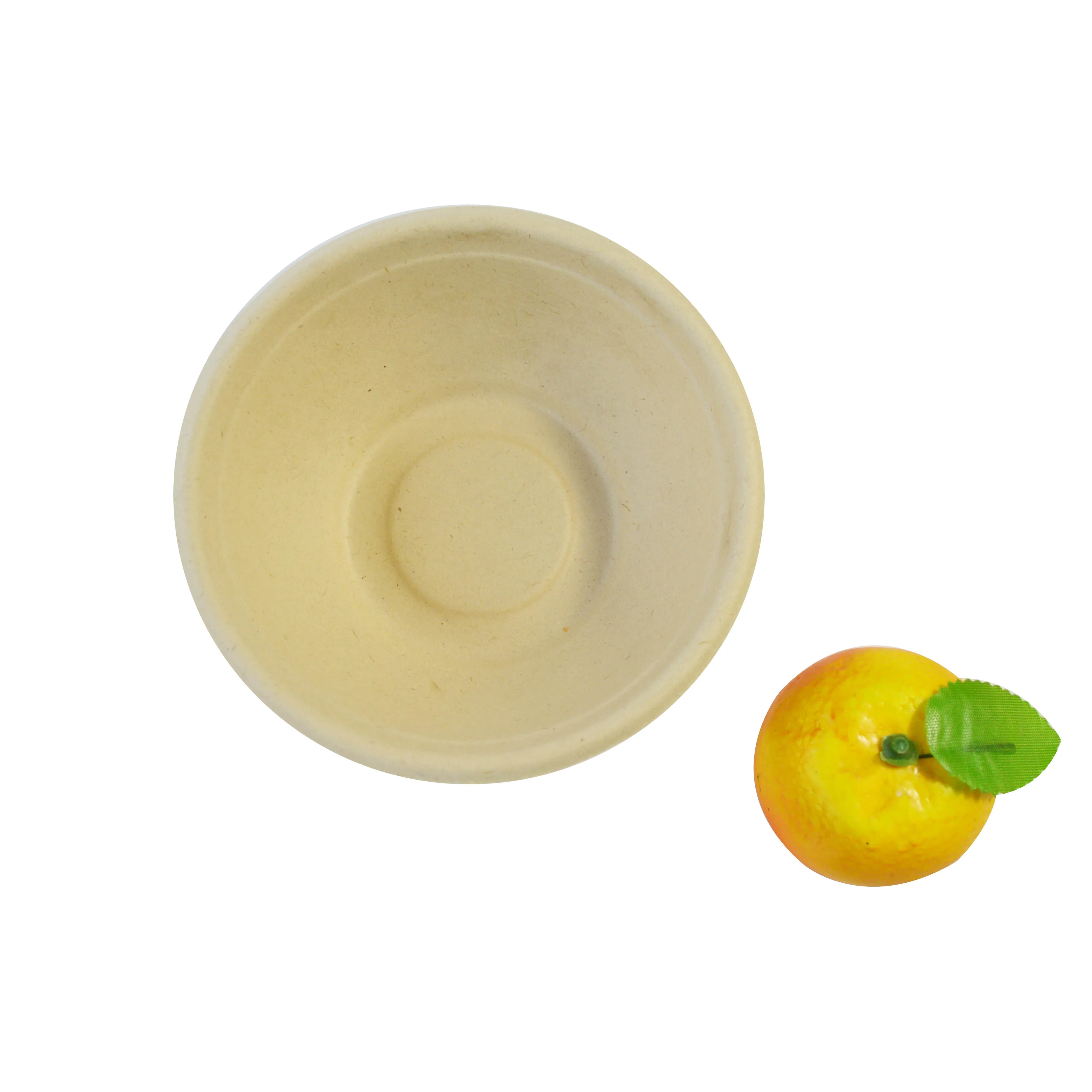 

New Material Disposable Tableware Takeaway Bowls Compostable Biodegradable Bagasse and Wheat Straw Paper Bowl