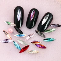 

Xichuan 4*15mm Navette Nail Accessories Art Cristal Stones 50pcs/bag