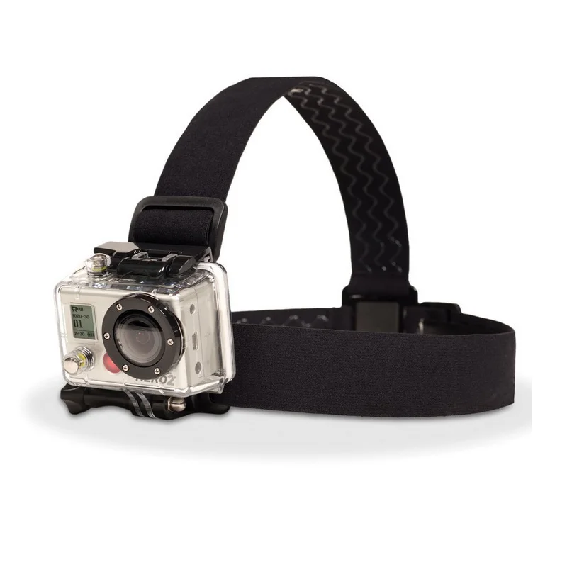 

Nice Head Strap Elastic Adjustable Head Mount For Go pro Hero 6 5 4 3 2 Cameras Accessories, Black