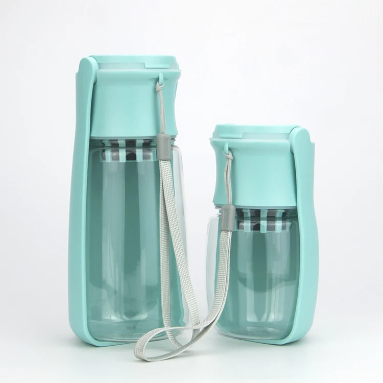 

Dropshipping Travel Plastic Foldable Leak Filter Pet Dog Leash Hanging Cat Drinking Water Bottles Dispenser, Pinl/blue/white