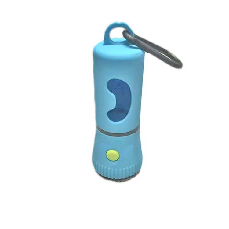 Led Light Dog Waste Poop Bag Dispenser Holder With Pet Waste Bag Poop
