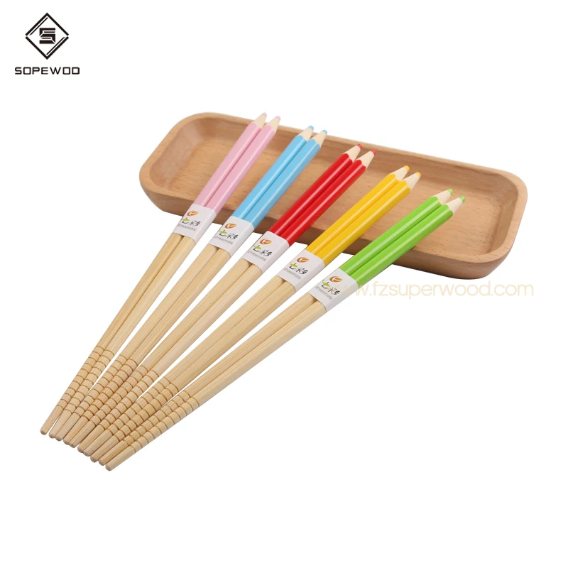 

Chopsticks Print Reusable Bamboo New Natural Style Funny Colourful 1000 Pairs Fashionable Household 2-3days Opp Bag 30g