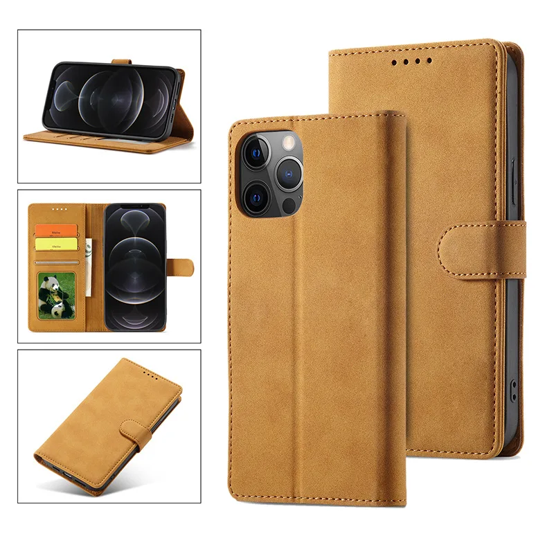 

Leather Stand Case For Samsung Galaxy S22 S20 S21 S10 S9 Plus FE Ultra A12 A32 A52 A72 A50 Flip Magnetic Wallet Book Cover, 5 colors