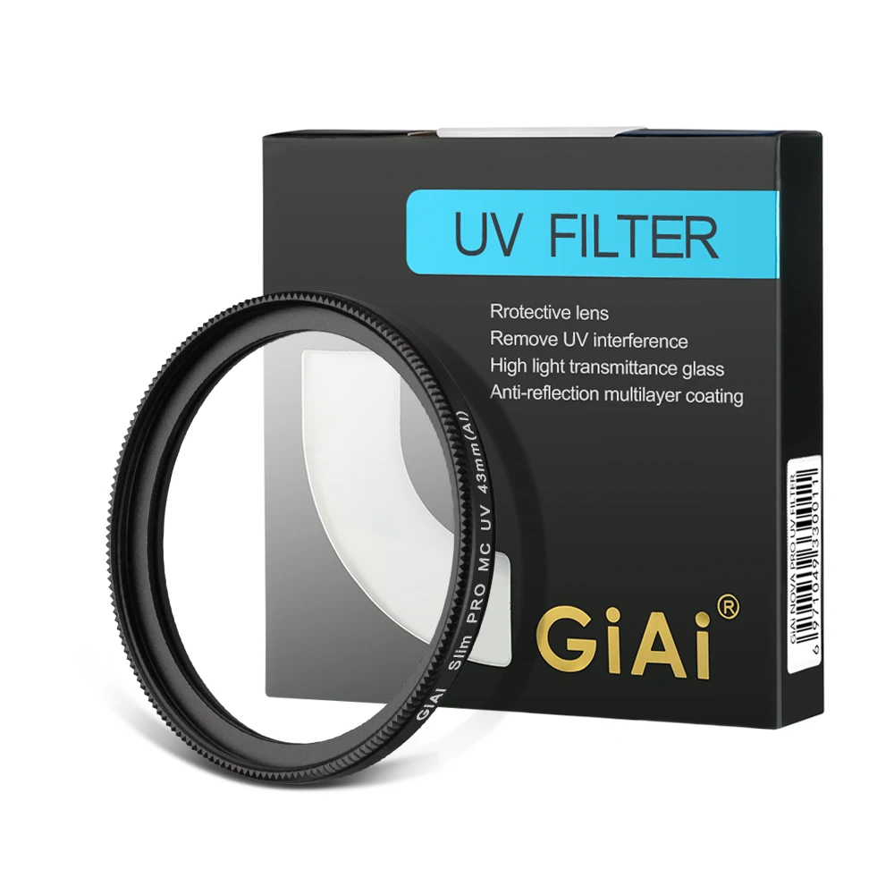 

GiAi 43mm Camera UV Filter multi coating camera filter for dslr camera