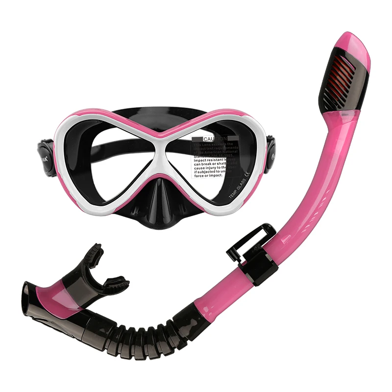 Kids Diving Goggle Mask Breathing Tube Anti-fog Swimming Glasses ...