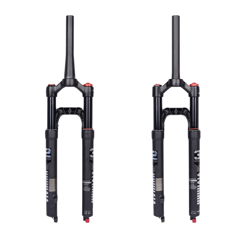 

VIVIMAX bicycle fork 27.5/29 inch stroke 100mm air damping straight tube cone QR remote control mountain bike fork