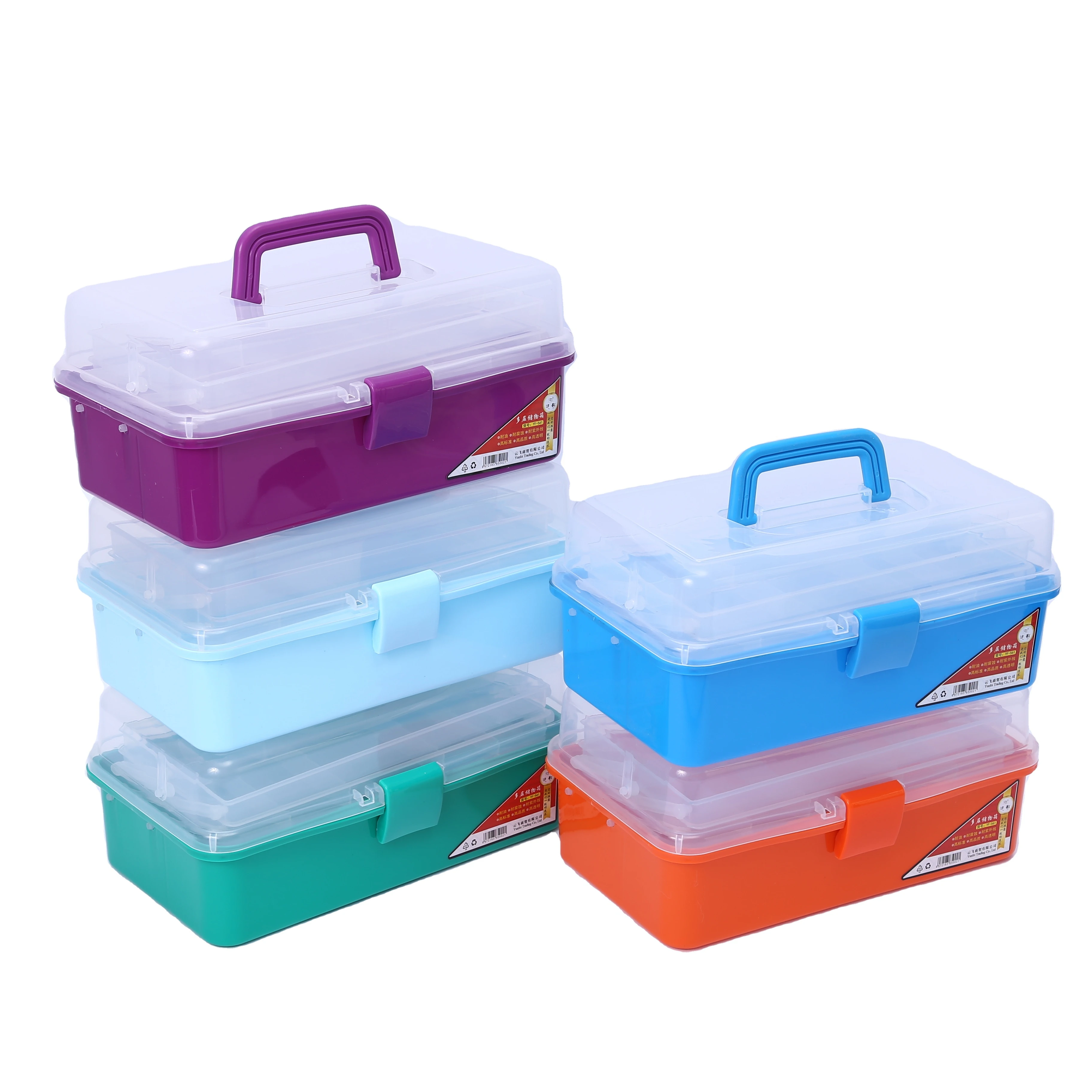 

high quality floor price folding multifunction 3 layers home storage box, Blue,green,pink,purple