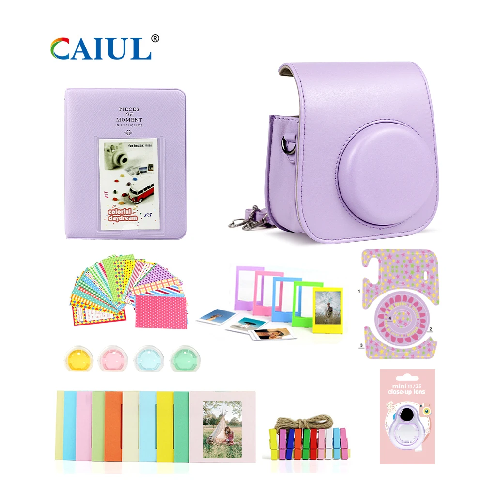 

Caiul Camera Case / Photo Album / Photo Frame Bundle for Fujifilm Instax Mini 11 Instant Camera