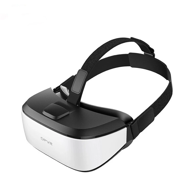 

hot sell Deepoon E3-C VR Headset 3D glasses PC VR headset need to connect with computer VR helmet, White