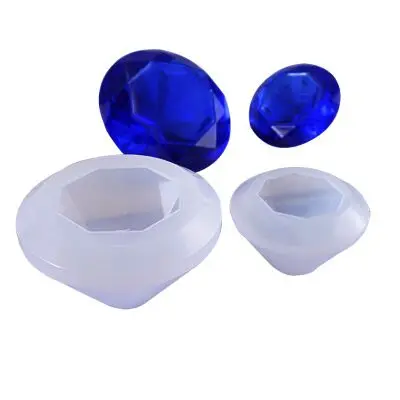 

diamond heart shape 3D silicone resin mold for Gemstone, Customized color