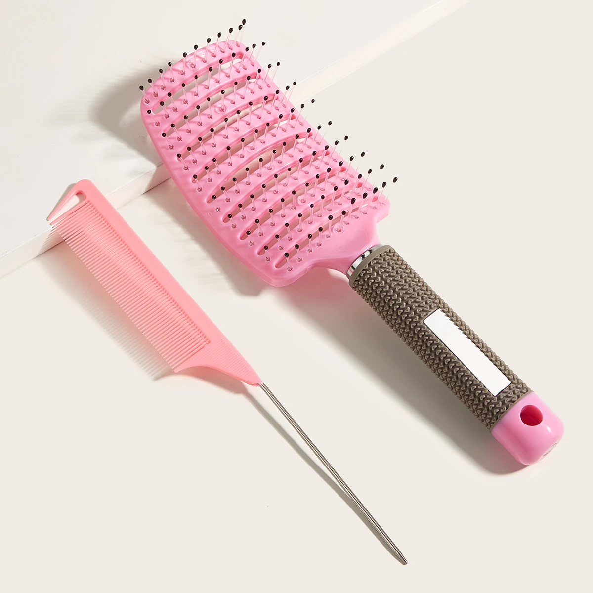 

custom Head Massage rat tail comb hair brush gift set hair brush set Other Hair Styling Tools