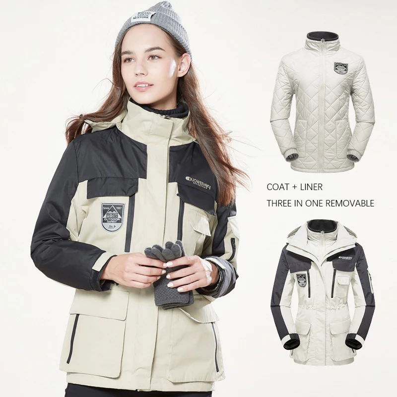 

Wholesale Factory Made Multi-Pockets Unisex Casual Style Windbreaker Water Repellent Winter Walking Jackets Mountain Coat