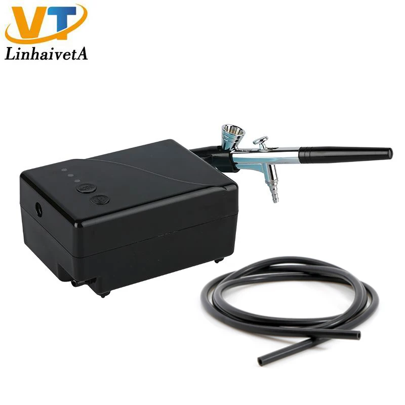 
AC-10SD162 Beauty air brush gun makeup set mini cake airbrush machine kit 