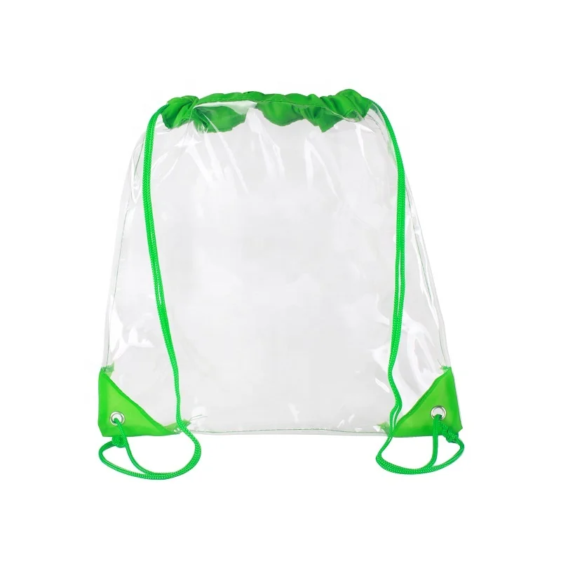 

Hot Promotion PVC bag waterproof drawstring backpack for kids