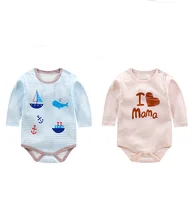 

Infant toddlers baby clothes newborn long sleeve ruffles cotton baby romper