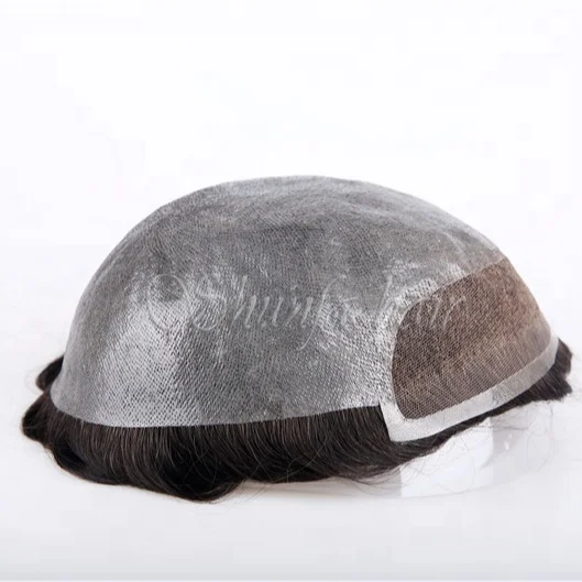 

Fast shipping thin skin lace toupee wigs for men prosthesis hair