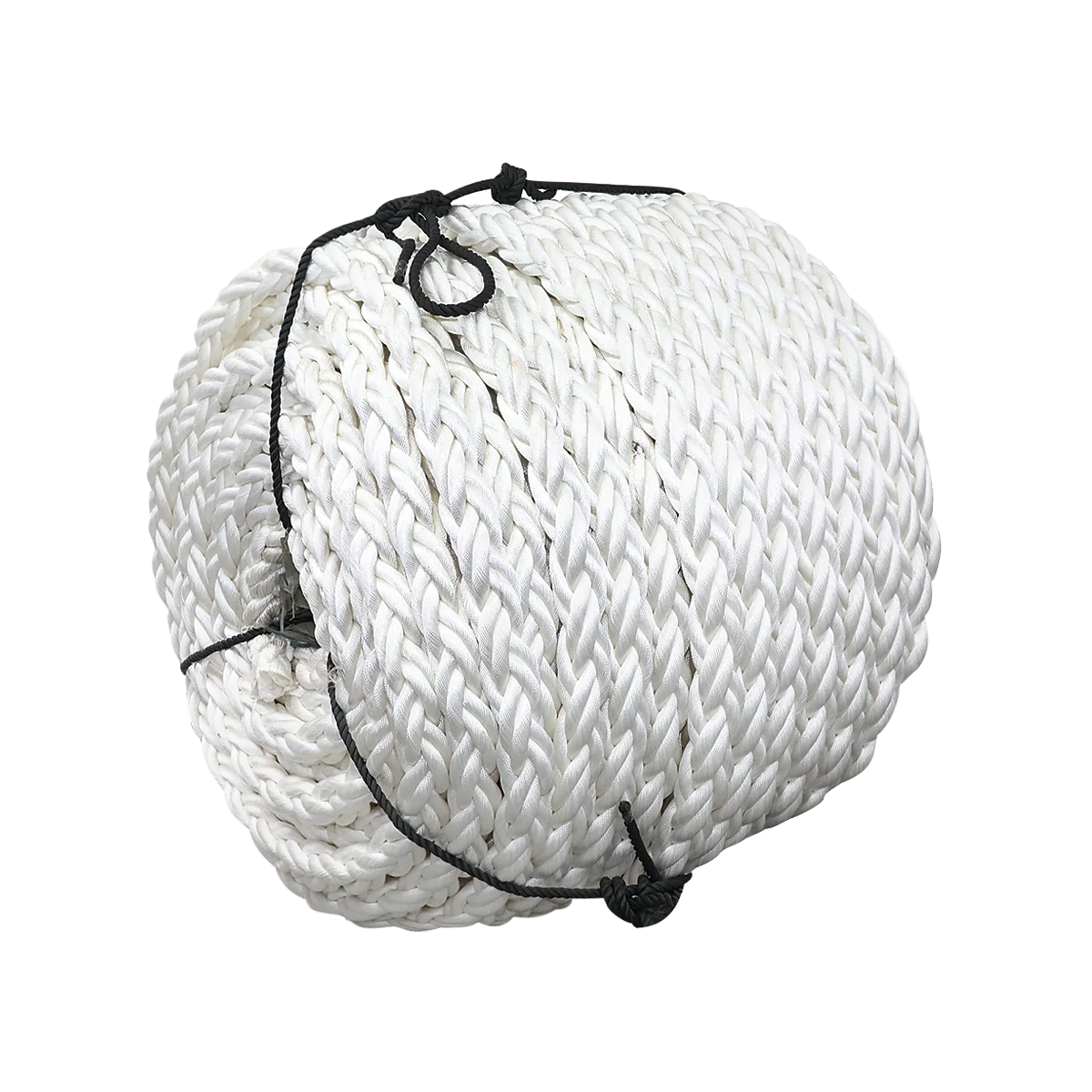 

white natural color nylon 8 strands rope for marine mooring rope boat rope