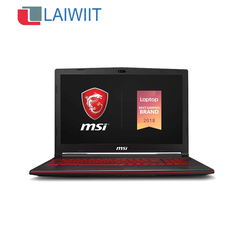 

LAIWIIT 15.6 inch Used gaming computer 4Gb Graphics i7 8th Gen. Msi laptop gaming notebook PC, Black