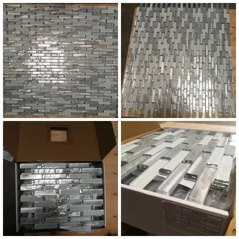 Carreaux de mosaïque en verre feuilleté les plus vendus de Super maket de Foshan en Chine
