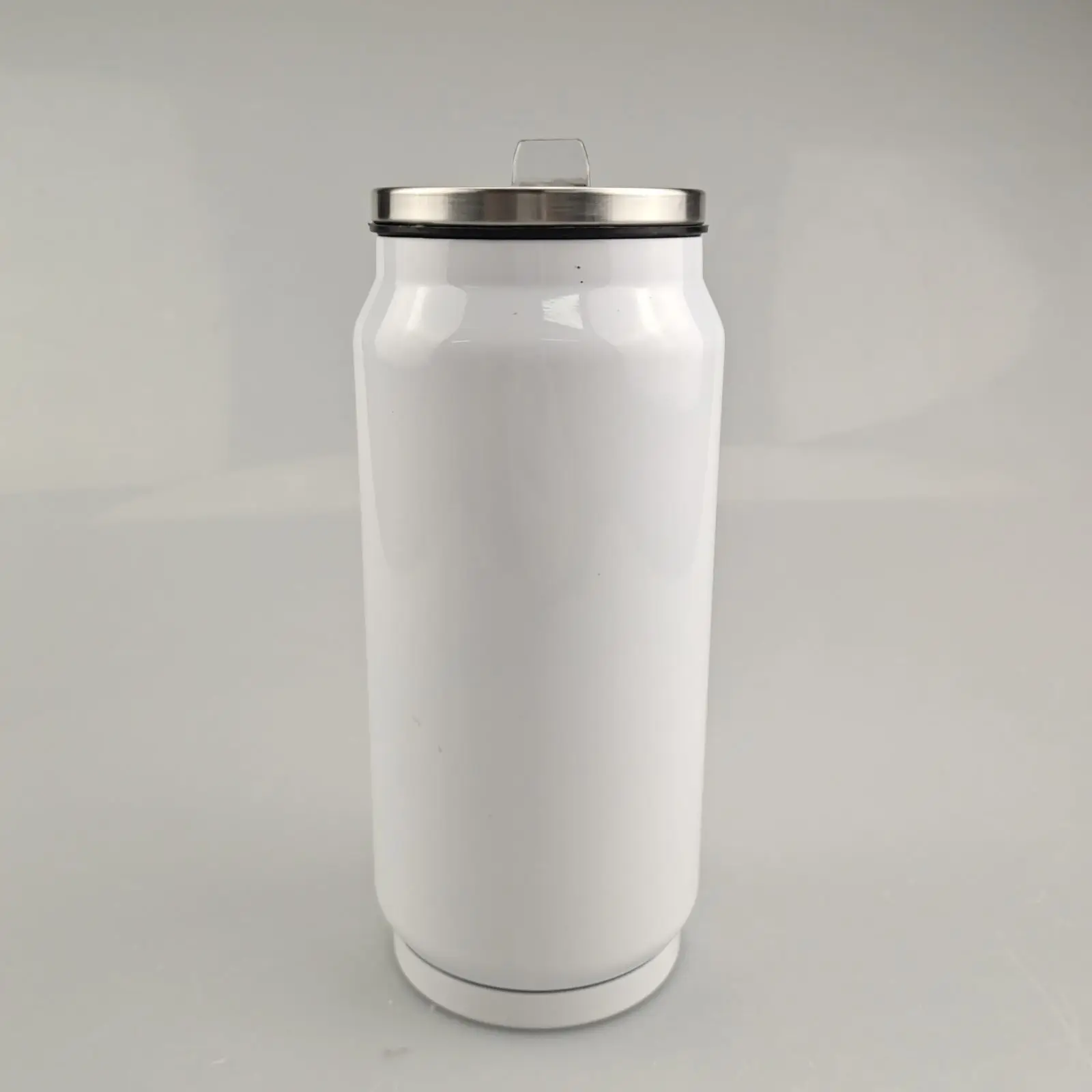 

Amazon Wholesale 350 ml Double Wall Stainless Steel Sublimation Blanks Tumbler Beer Cola Tumbler Cola Can Shaped Tumbler, White