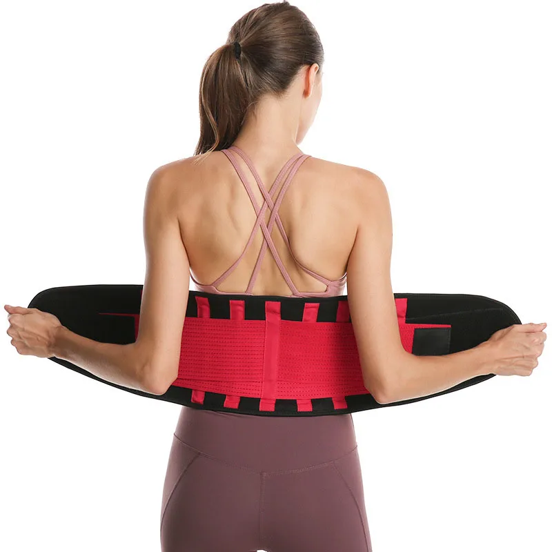 

Women Neoprene Slimming Sweat Corset Trimmer Belt Waist Body Shaper Waist Trainer, Black/blue/pink/purple/orange/red