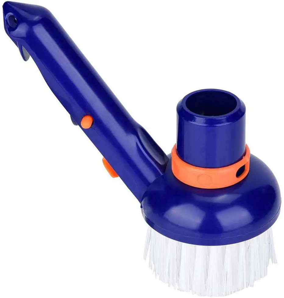 

Pool Cleaner Brush Scrubber Tool Pool Brush Heads Wall Brush, Blue