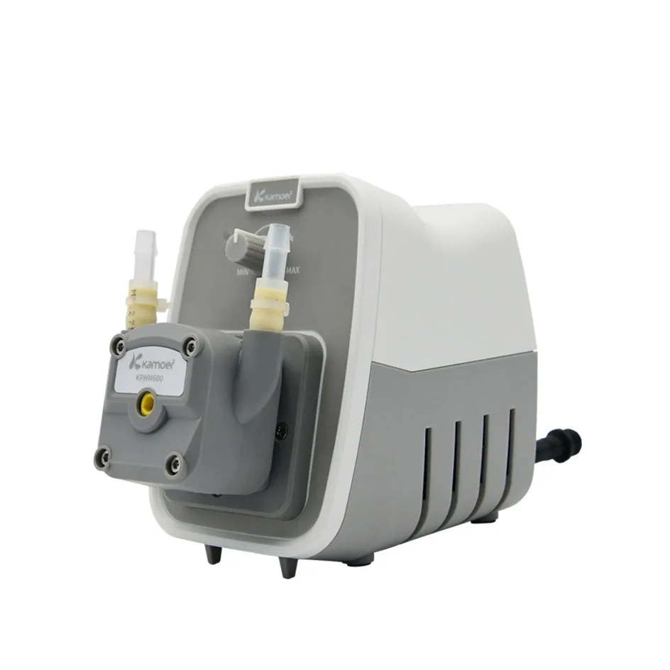 

KCP600 24v high flow peristaltic dosing pump 250-600ml/min adjustable volume control phenol portable peristaltic pump