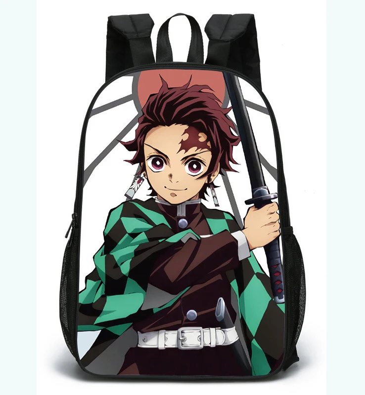 

Double-sided school bags 2021 new Demon Slayer student school bag Demon Slayer backpack, Photo