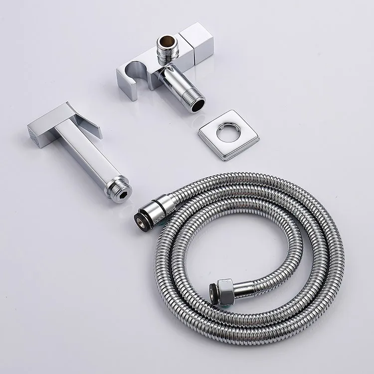 brass-bidet-sprayer-058-complete-set-valve-hose-spray-head-escutcheon-chrome