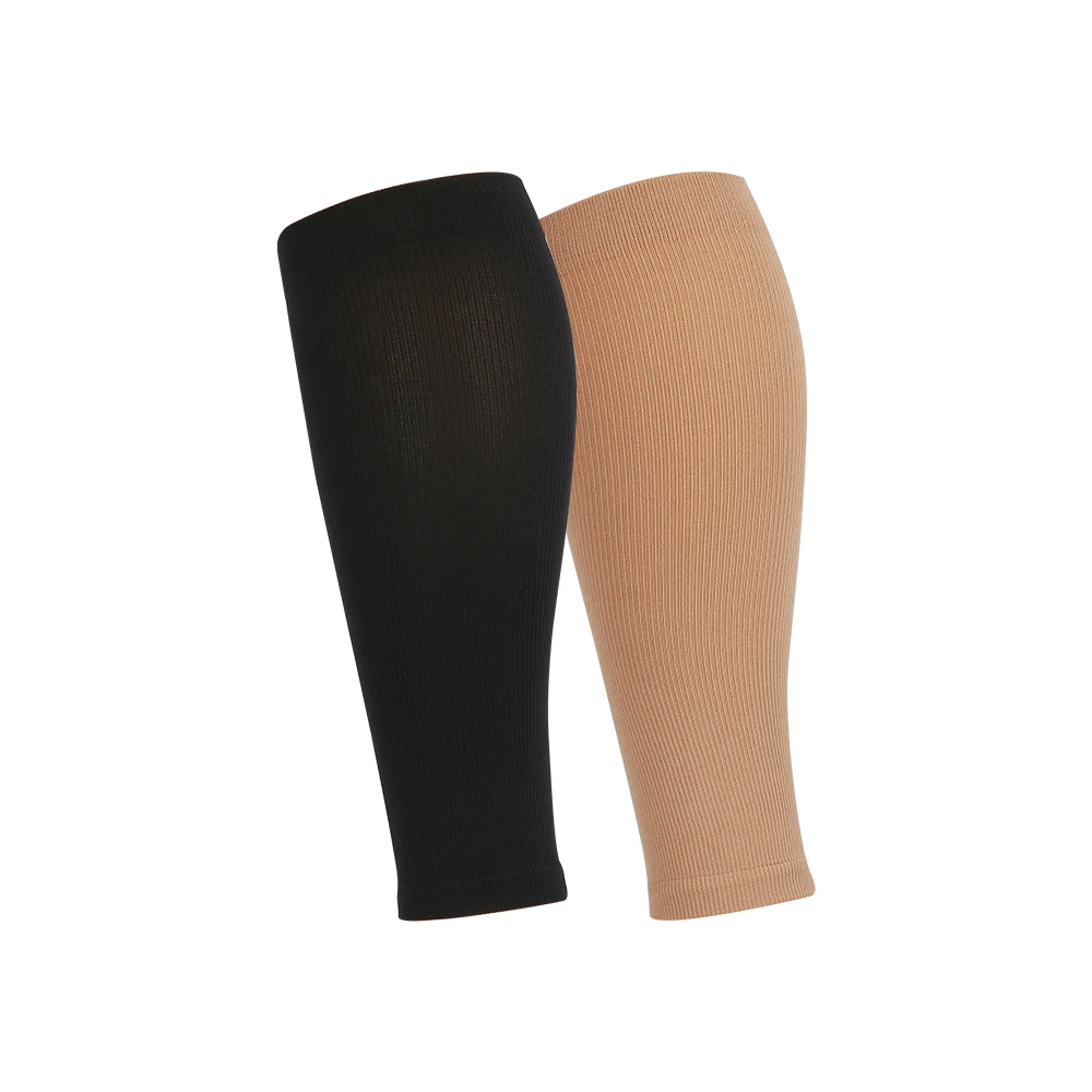 

Unisex 20-30mmhg Breathable Sports Running Calf Compression Sleeves, Black