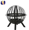 garden world outdoor burning fire globe