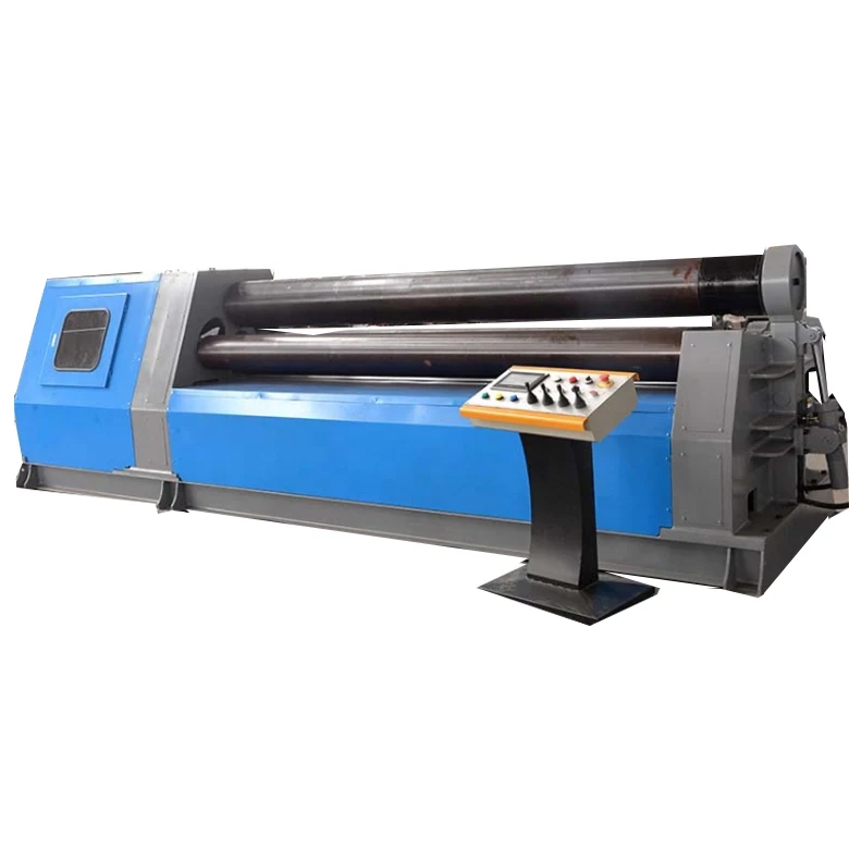 
roll bending machine hydraulic automatic iron folding machine flatware rolling machine w12 8x2000  (60658485453)