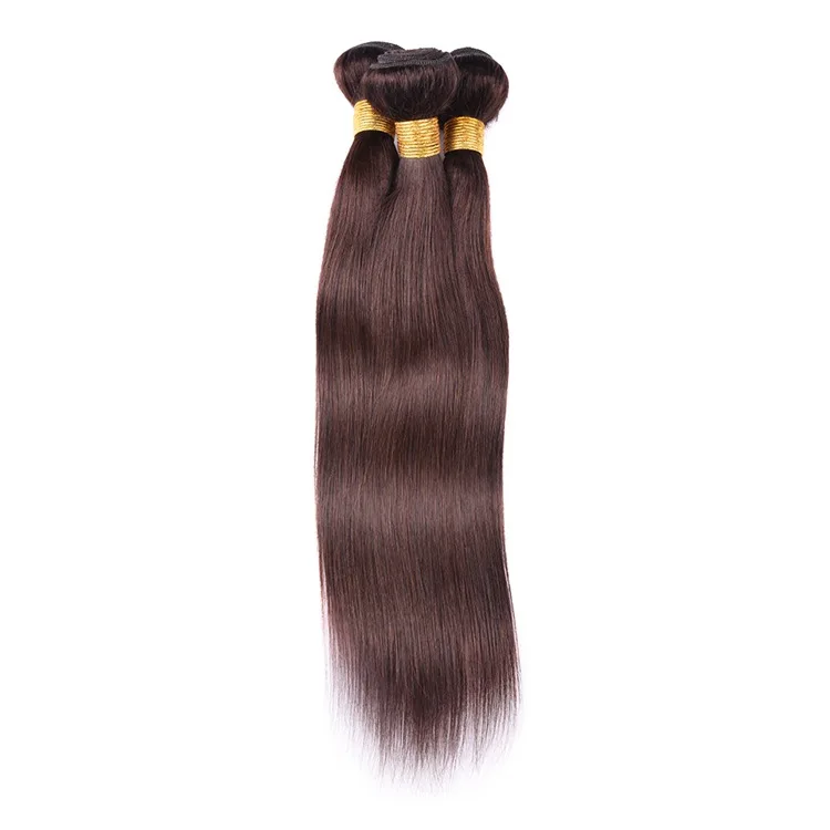 

New 2021 10A Human Hair Bundles Long Straight Hair 2# 27#Unprocessed Human Hair Bundles
