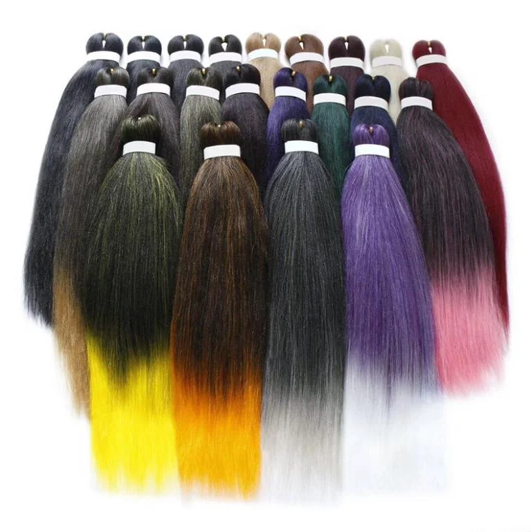 

Pre Stretched Easy Braid Braiding Hair Synthetic Crochet Hair Extensions