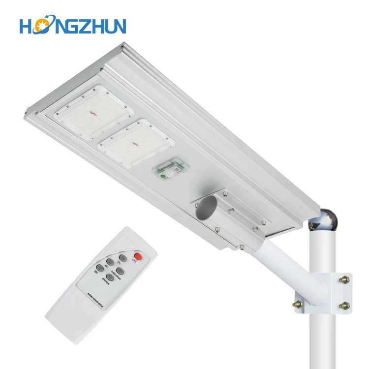 High brightness outdoor lamp waterproof IP65 50 100 150 watt all in one led solar street light price