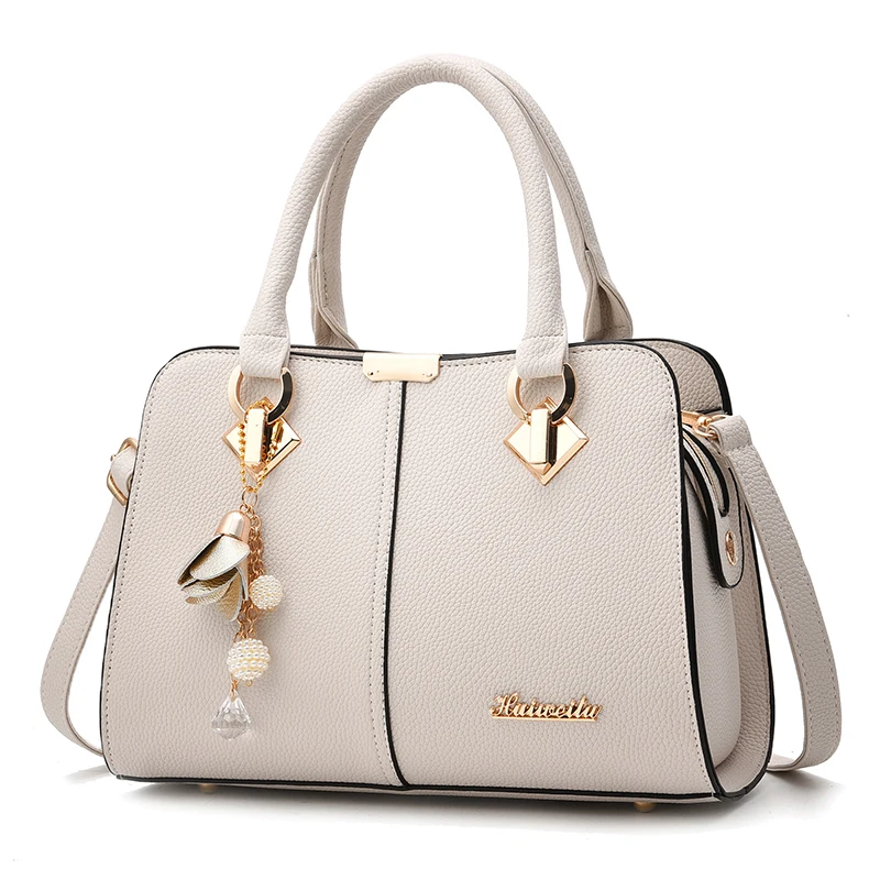 

2021 Factory wholesale U Leather Bag Female Large-capacity Tote Bag Should price custom bag handbag casual ladies latest handbag