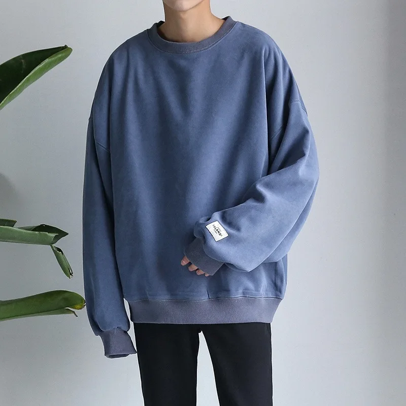 

Winter oversize Korean men's loose long sleeve sweater for men's lovers