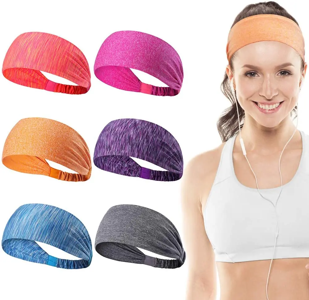 

Non-slip dry fit athletic exercise running gym sweatband buttons yoga fitness hairband hair band head band sports headband, As per your request