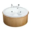 China supplier durable & beautiful round acrylic bathtub