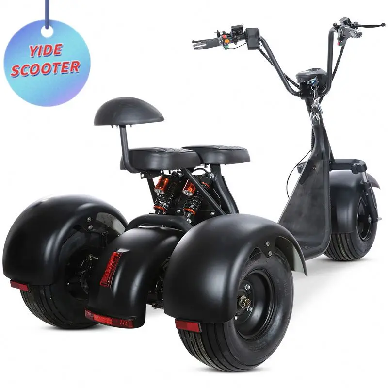 

Citycoco/Seev/Woqu 2 Wheel Offroad Electric Scooter 2000W, Black