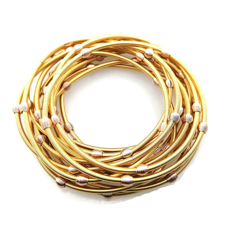 

Amor jewelry handmade wholesale copper rose gold bead charms bracelets