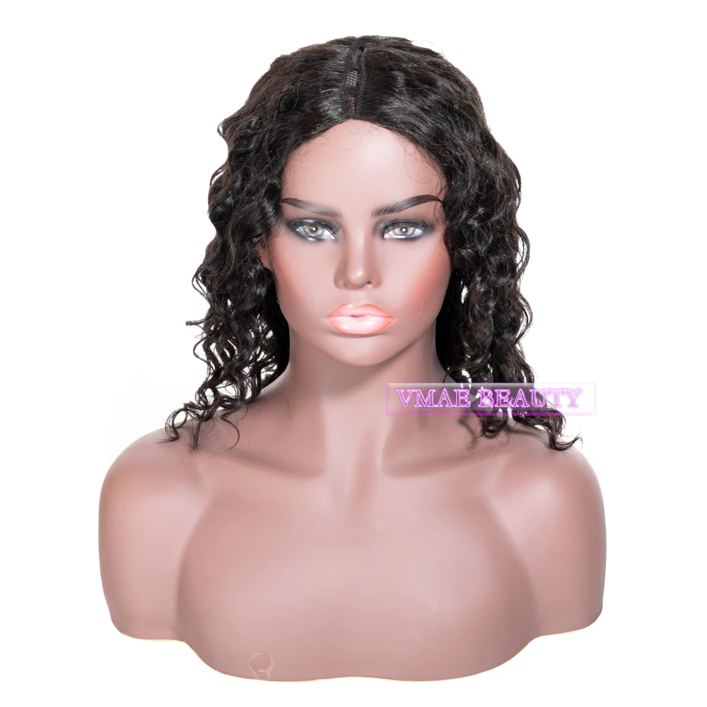 

VMAE Virgin Cuticle 3A 3C 4A 4B 4C Afro Kinky Curly Deep Loose Wave U Part Raw Indian Short Human Hair Wigs for Black Women